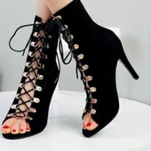 Buty do tańca High Heels skóra zamszowa