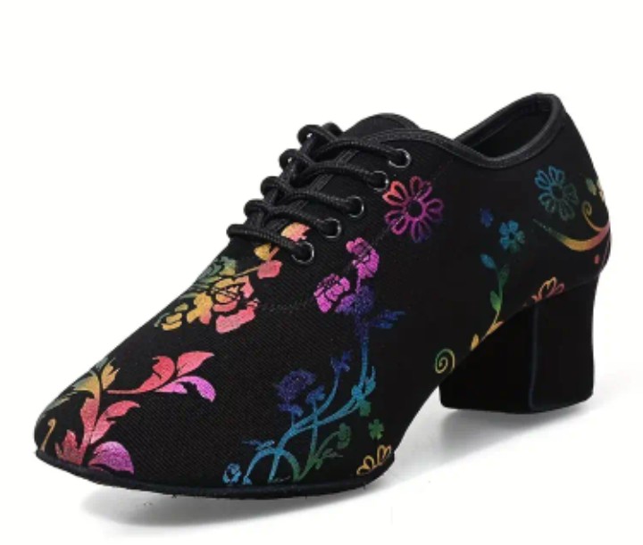 buty do tańca praktisy/ ćwiczki zdobione - obrazek 3
