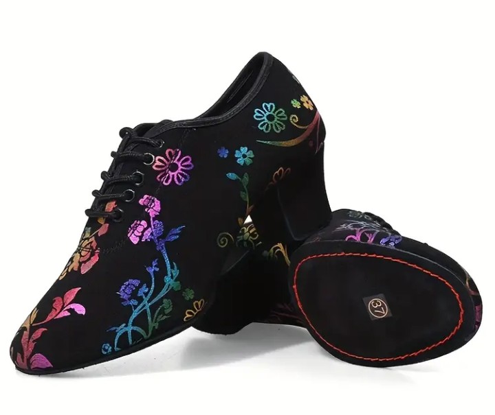 buty do tańca praktisy/ ćwiczki zdobione - obrazek 5