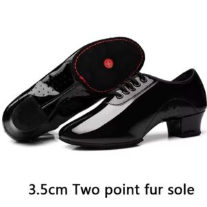 Buty do tańca latynoamykańskiego skóra chłopięce – męskie