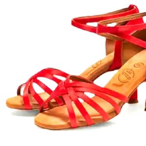 Buty do tańca czerwone K/D