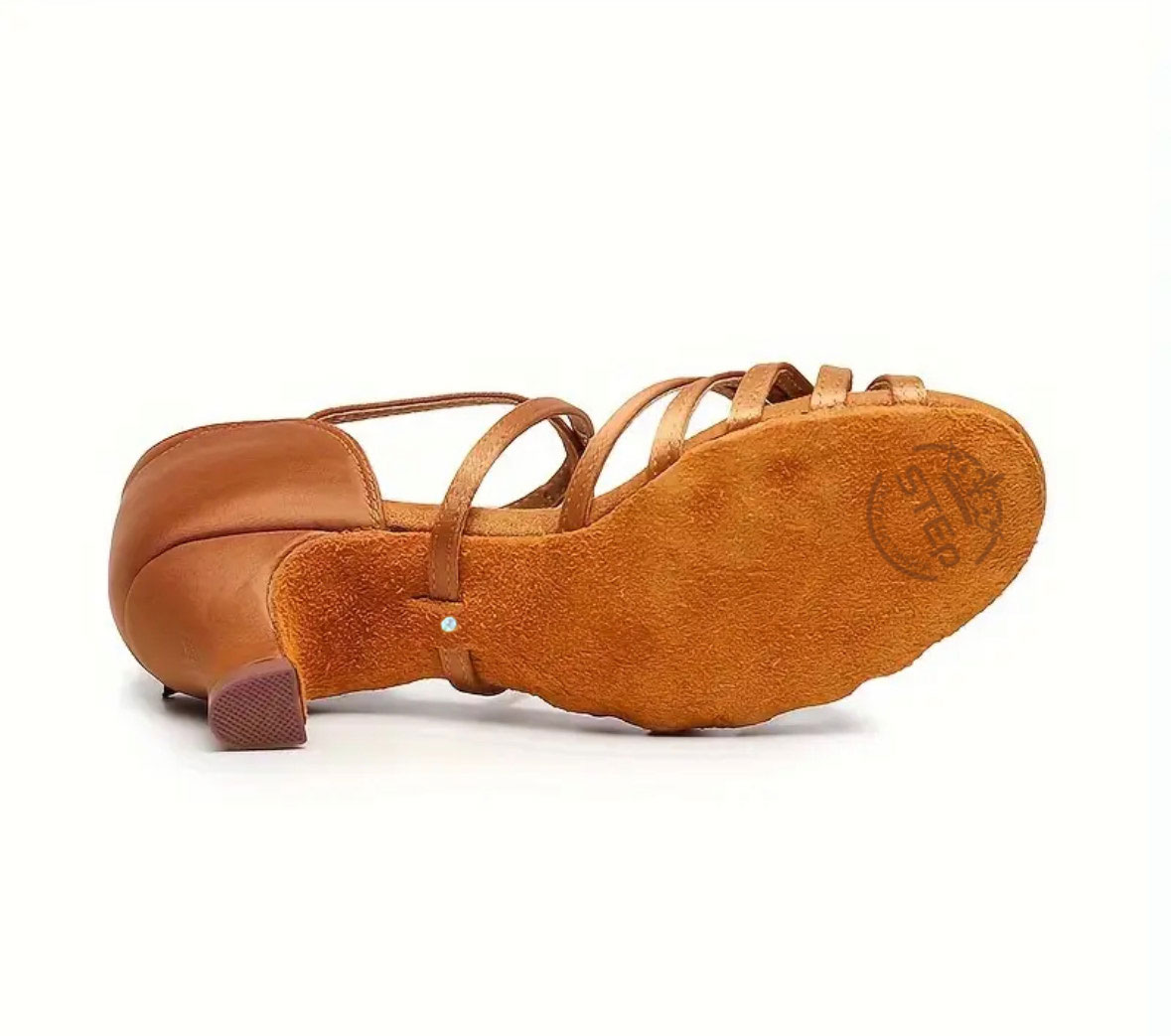 Buty do tańca regulowane 5 cm mosiądz - obrazek 3