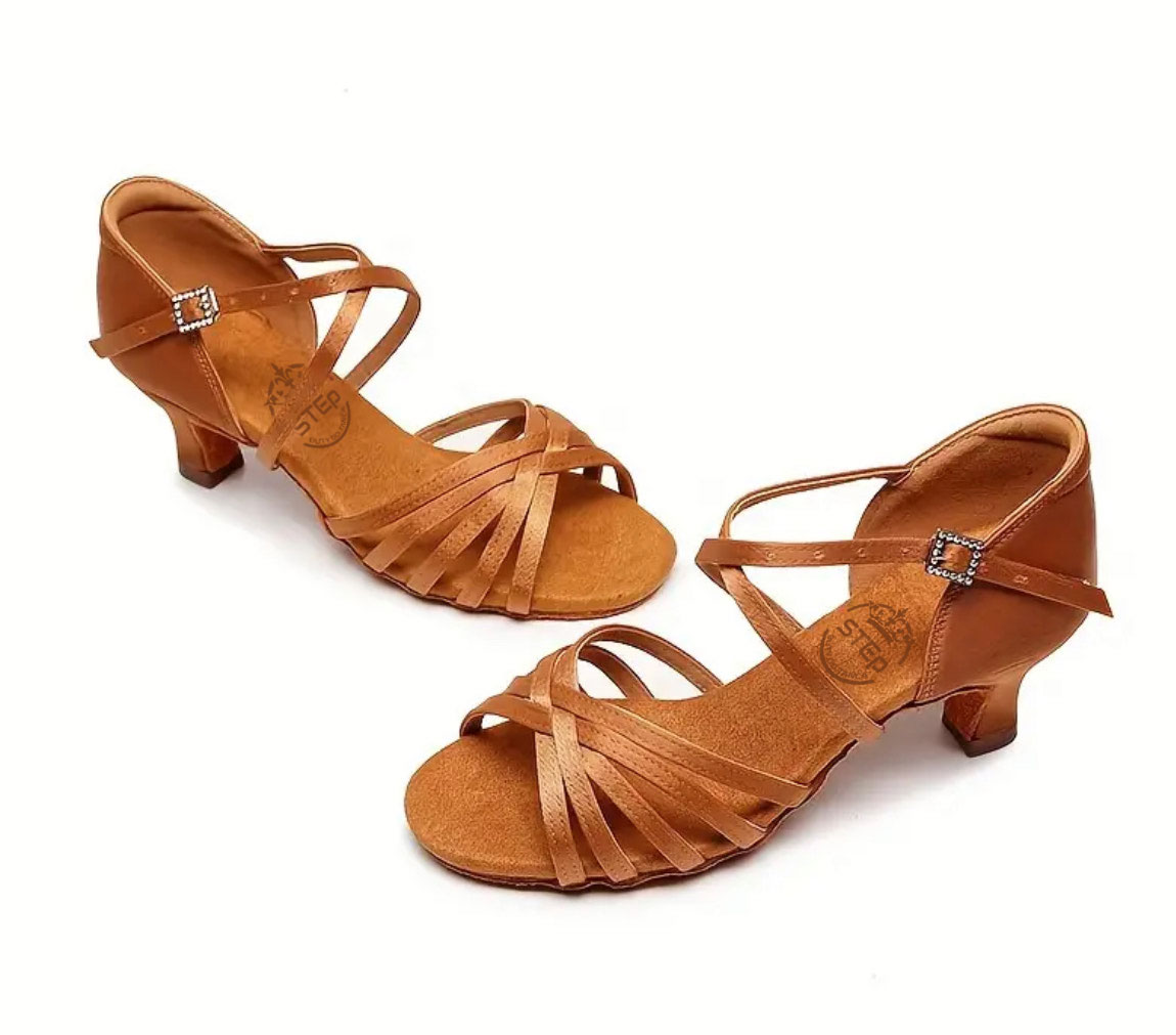 Buty do tańca miedziane d 5 cm - obrazek 3