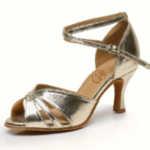 Buty do tańca złoto metaliczne Carola
