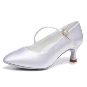 Buty do tańca standard białe ślubne – model DIANA